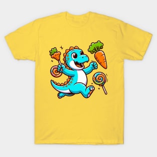 Between Dino Candy and Carrot T-Shirt